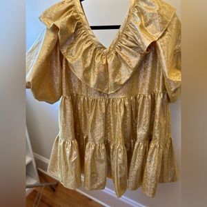 Gold queen of sparkles dress